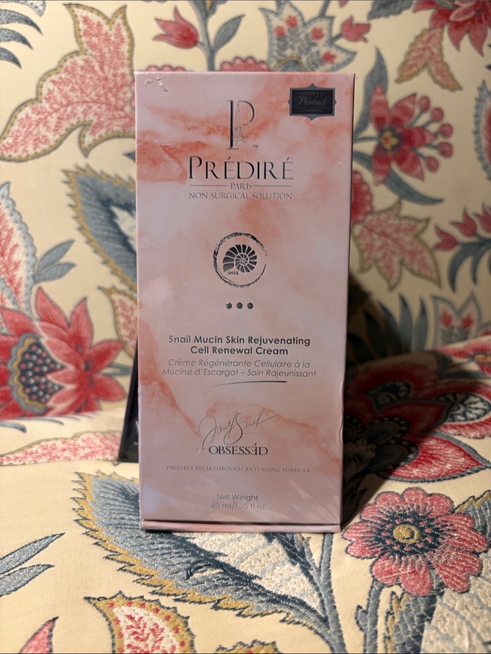 Prédiré Snail Mucin Skin Rejuvenating Cream - Pink NWT Sealed